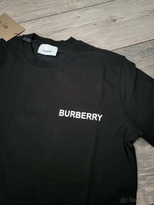 Nové pánske tričko Burberry čierne 1 veľkosť S - 2