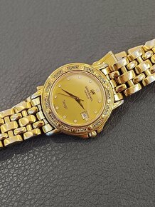 Raymond Weil dámske luxusné pozlátené hodinky s diamantmi - 2