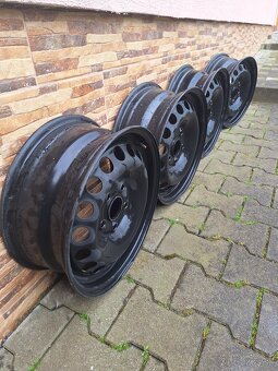 Predám plechové disky 5x112 r15 - 2