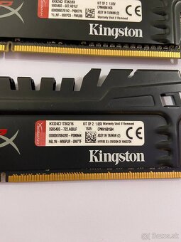 Predám RAM pamäť Kingston HyperX DDR4 – 4×6 GB (spolu 24 GB) - 2