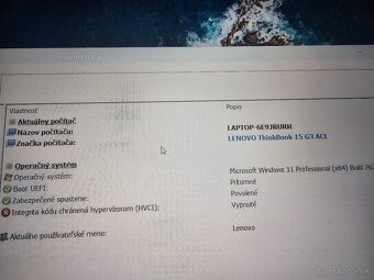 Predam notebook Lenovo ThinkBook 15 G3 ACL - 2
