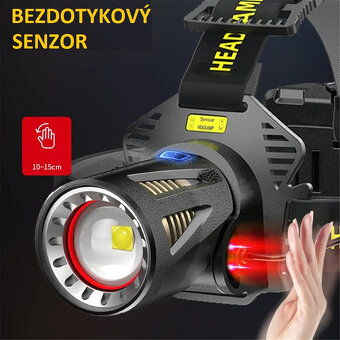 led čelovka pre najnáročnejších, BEZDOTYKOVÝ SENZOR - 2