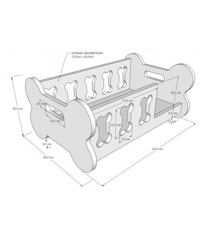 Pelech-postel pre psa s matracom - 2