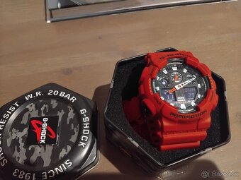 casio g-shock červenej farby - 2