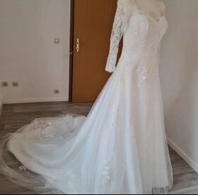 Svadobné šaty L (40) - 2