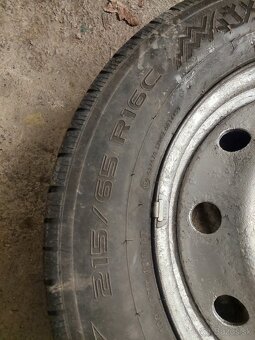 Pneumatiky + disky 215/65 R16C 225/65R16C 5x130 - 2