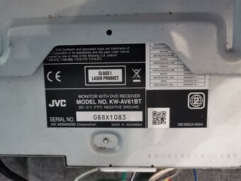 Autorádio 2DIN JVC KW-AV61BT - 2