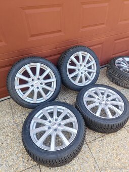 Zimni alu sada 5x112 R17 + 225/45/17 nepouzito - 2