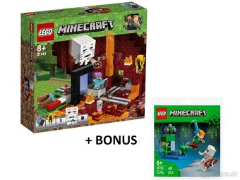 Nové LEGO Minecraft 21143 Podzemná brána + bonus 30705 - 2