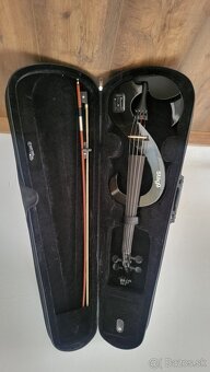 Elektrické husle Stagg EVN 4/4 Black – kompletná sada - 2