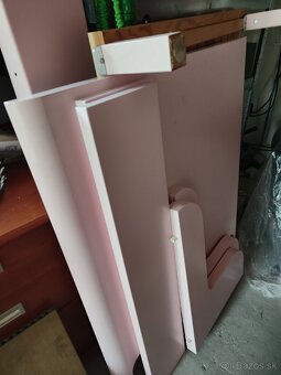 Ikea rastúca posteľ - RUŽOVÁ - 2