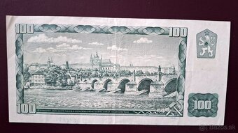100Kčs bankovky. - 2