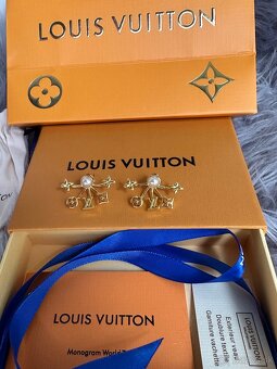Nové nenosené nausnice Louis Vuitton - 2