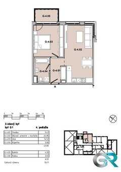 Novostavba 2 izbový byt Bolešov na predaj, 56m2. - 2
