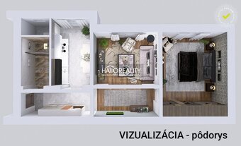 HALO reality - Predaj, dvojizbový byt Bratislava Nové Mesto, - 2