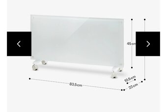 Klarstein 2000w 20m2 infra zohrievac - 2