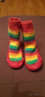 Ponožkové mokasíny veľ. 12-18 mesiacov - 2