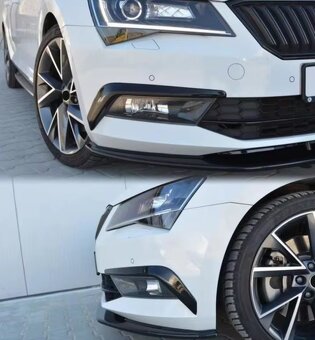 Predný splitter naraznik Skoda Superb3 - 2