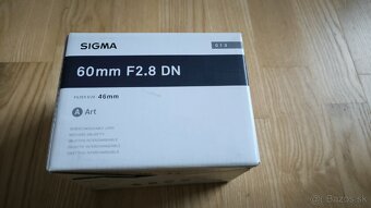 sigma 60 mm F2.6 DN pre sony E - 2