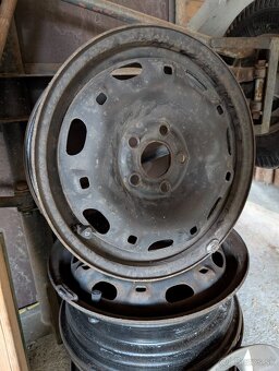 Plechové disky R14 originál VW 600601027H 5Jx14 5x100 - 2
