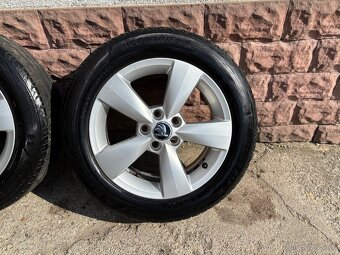 Alu Disky 5x100 r15 Škoda 185/60 r15 letné - 2