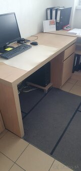Pracovný stôl MALM Ikea 2x - 2