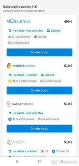 Kúpim Samsung galaxy S24 256GB - 2