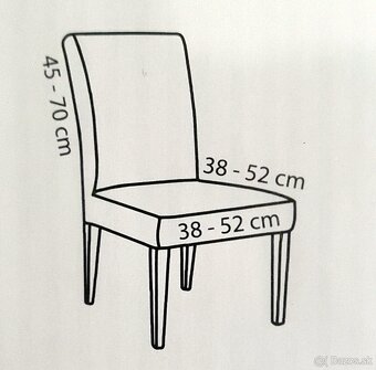 Poťahy / návleky na stoličky - 2