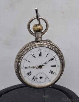 Predám starožitné strieborné vreckové hodinky No. 78395 - 2