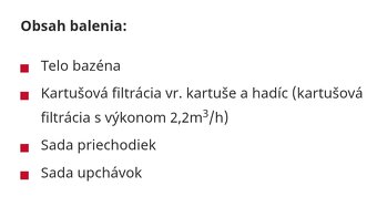 Uplne novy Bazen swing splash 3.66 x 0.91 - 2