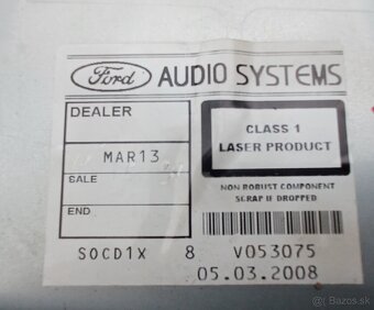 Ford galaxy,S max,Mondeo-autorádio - 2