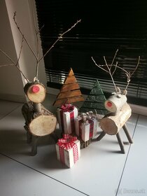 Drevené vianočné darčeky /dekorácia - 2