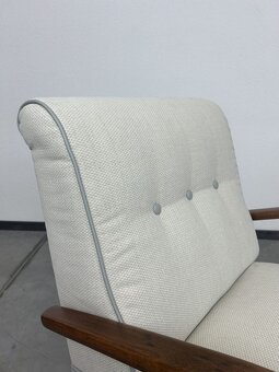 Dizajnové retro kreslo Jindřich Halabala - model C - 2