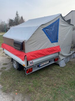 Turisticko - rybársky obytný príves brzdený - 2