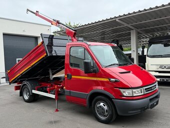 IVECO DAILY TROJSTRANNÝ SKLÁPAČ + HYDRAULICKÁ RUKA do 3,5t - 2