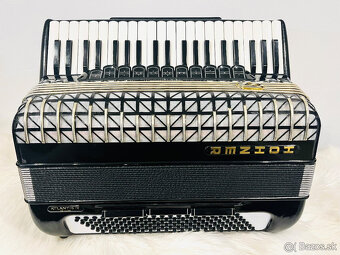 Predám akordeón Hohner Atlantic 120 bas De Luxe Výborný zvuk - 2