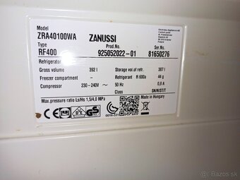 Chladnička Zanussi 392L - 2
