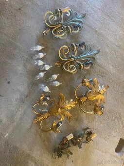 Nástenné lustre vintage štýl- Taliansko - 2