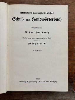 Latinsko-nemecký školský slovník - 2