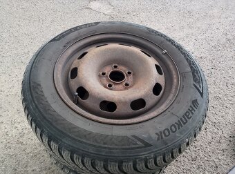Predám Celoročné Pneumatiky Na plechové disky 5x100 R15 - 2