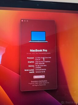 MacBook Pro 13" 2017 - 16GB RAM 512GB SSD - 2