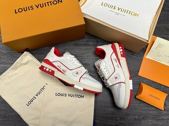 Louis Vuitton tenisky white-red Komplet balenie - 2