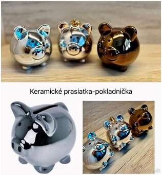 Dekorácie do bytu - pokladničky prasiatka - 2