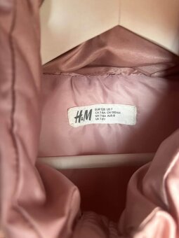 Zimna predlzena bunda HM velkost 128 - 2