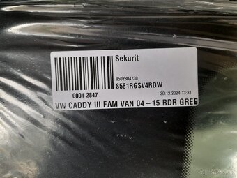 Vw caddy sklo - 2