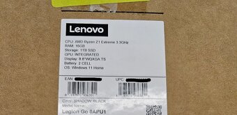 lenovo legion go NEROZBALENE - 2