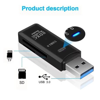 USB 3.0 čítačka pamäťových kariet - 2