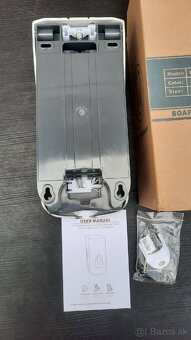 🧴 Nové dávkovače mydla – 4 ks, čierne, model CD-1068 - 2