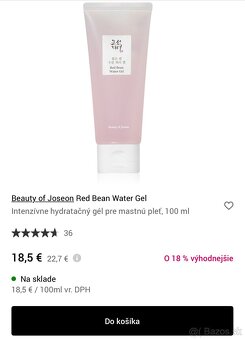Beauty of Joseon — red bean water gel - 2