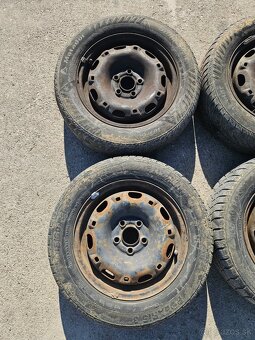 Predám zimnú sadu plecháčov 5x100 r14 - 2